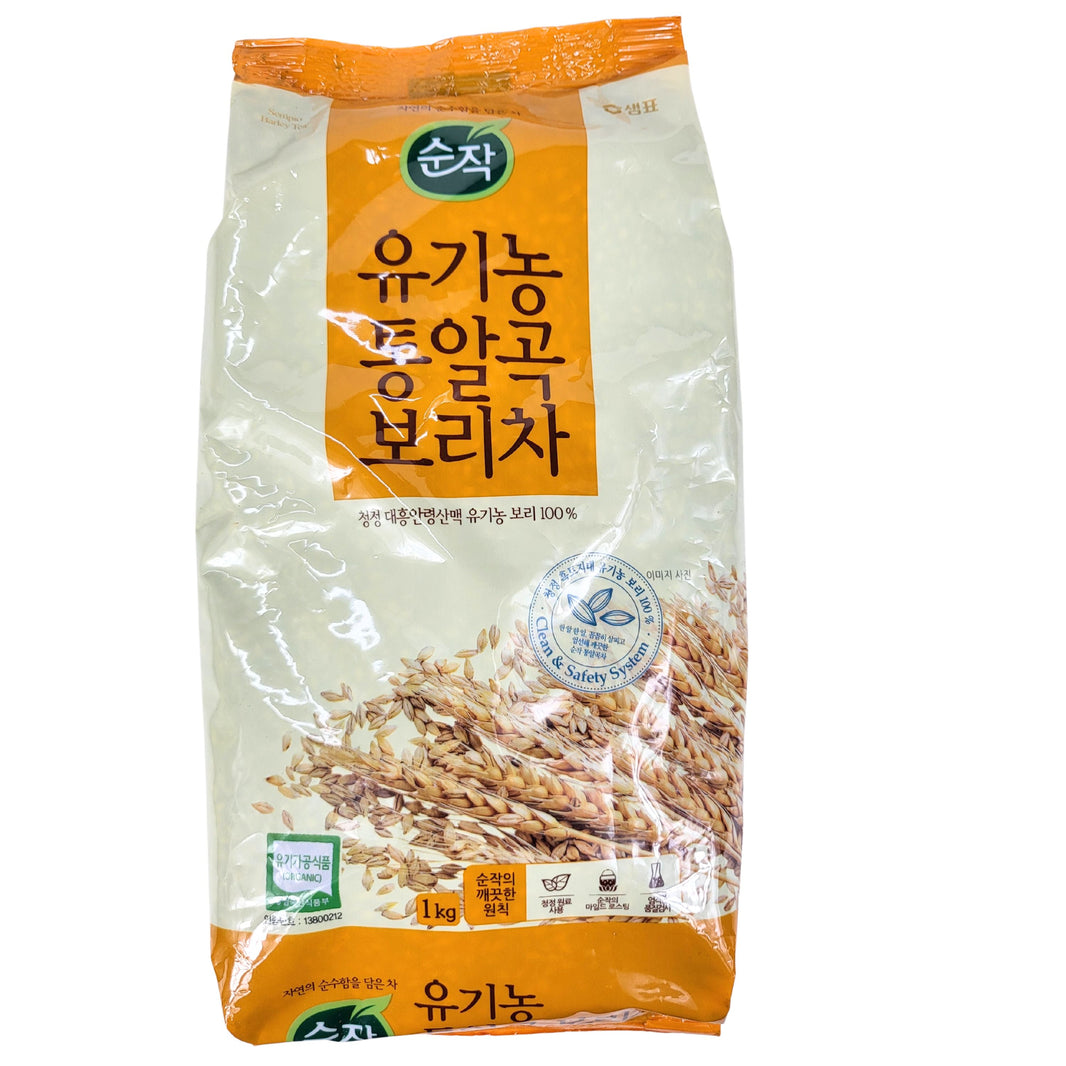 샘표 순작 유기농 통알곡 보리차 (1kg)