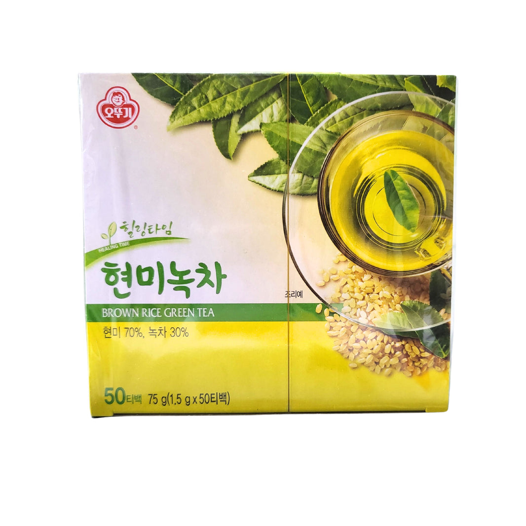 오뚜기 현미녹차 (75g, 1.5g x 50 Tea Bags)