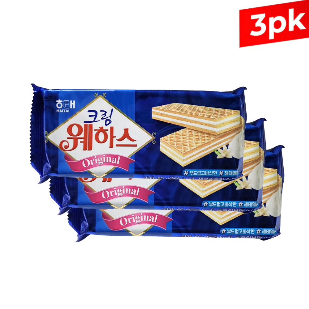 해태 크림 웨하스 (50g x3)