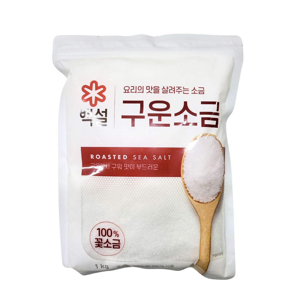 백설 구운 소금 100% 꽃소금 (1kg)