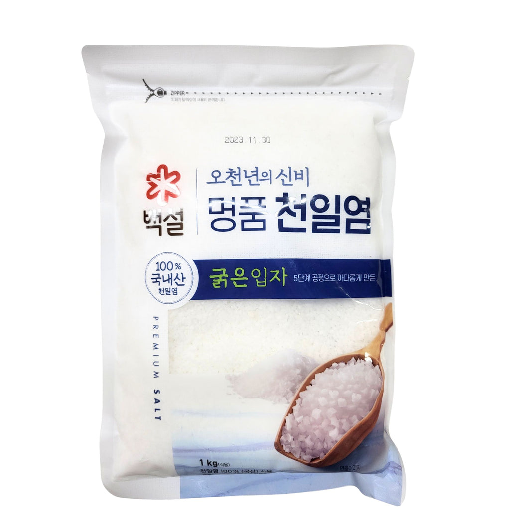 백설 오천년의 신비 명품 천일염 굵은 입자 (1kg)