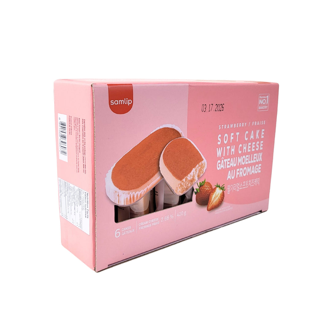 삼립 딸기 리얼 소프트 치즈 케이크 (420g, 6EA)