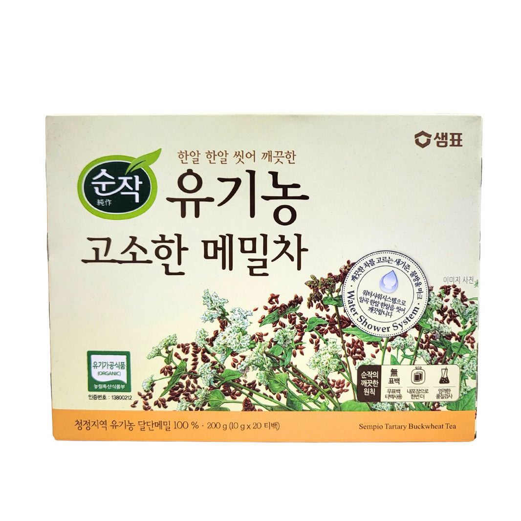 샘표 순작 유기농 고소한 메밀차 (200g, 10gx20TB)