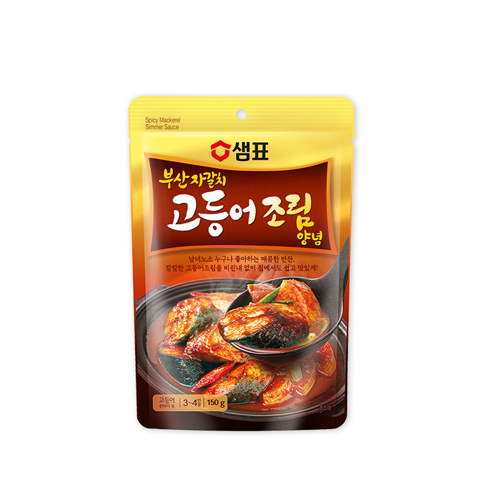 샘표 부산 자갈치 고등어 조림 양념 (150g)