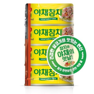 동원 야채 참치 4개팩 (135g x 4pk)
