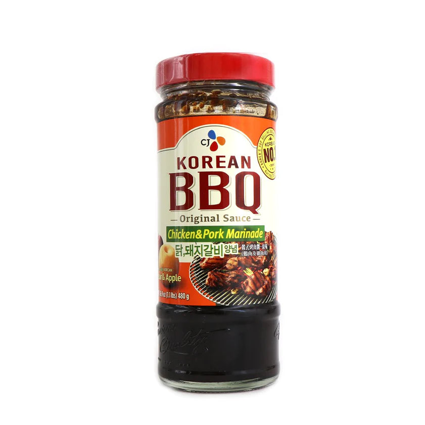CJ 코리안 바베큐 닭 & 돼지 갈비 양념 (480g)