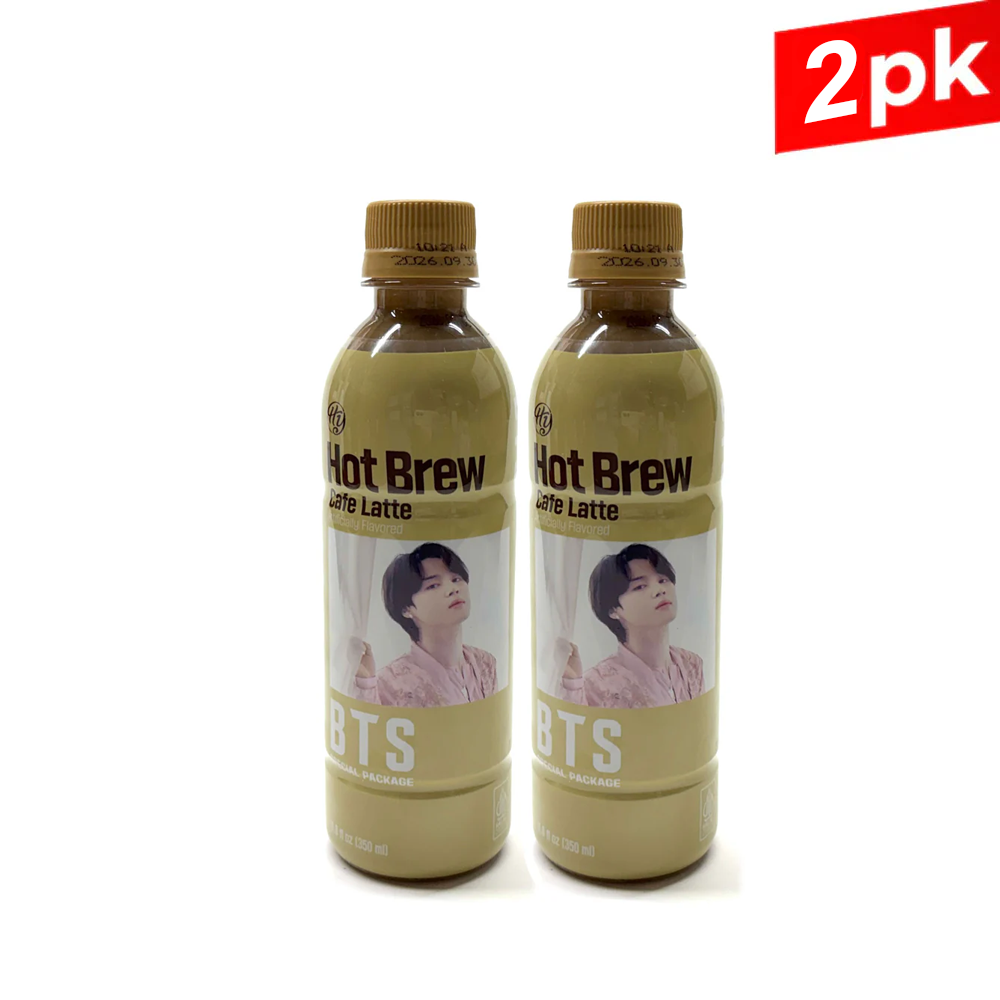 하이비 BTS 지민 스페셜 에디션 핫브루 카페 라떼 커피 (350ml x2pk)
