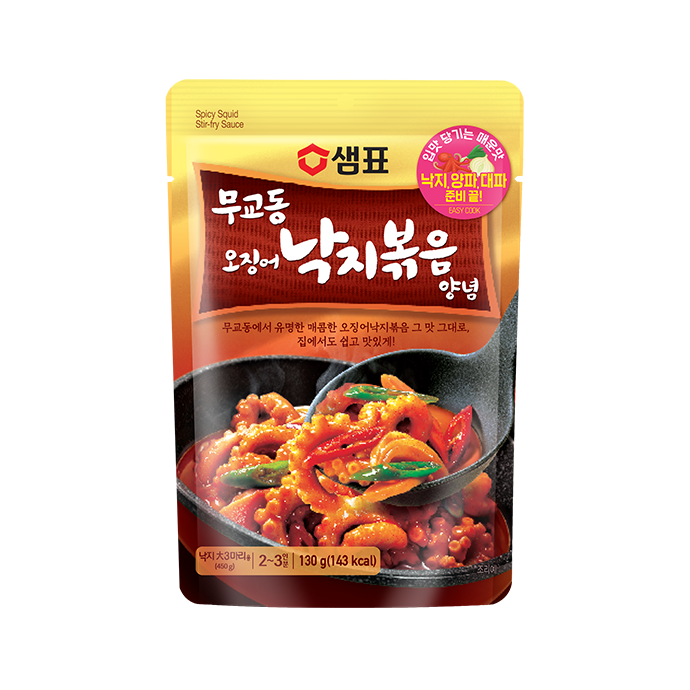 샘표 무교동 오징어 낙지 볶음 양념 (130g)