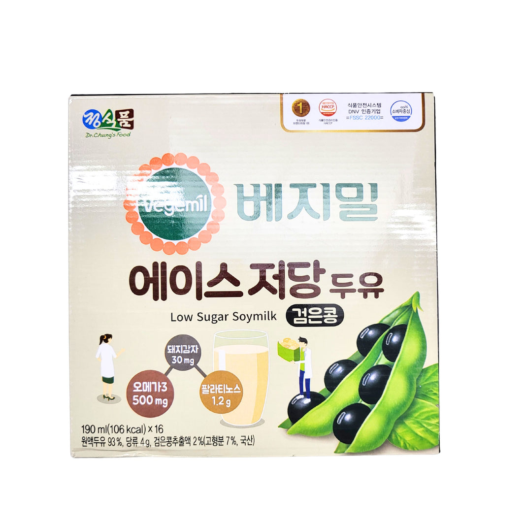 정식품 베지밀 에이스 저당 두유 검은콩 (16pk/Box)