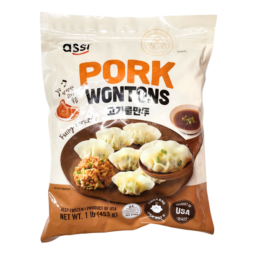 아씨 고기 물만두 냉동 만두 (453g)