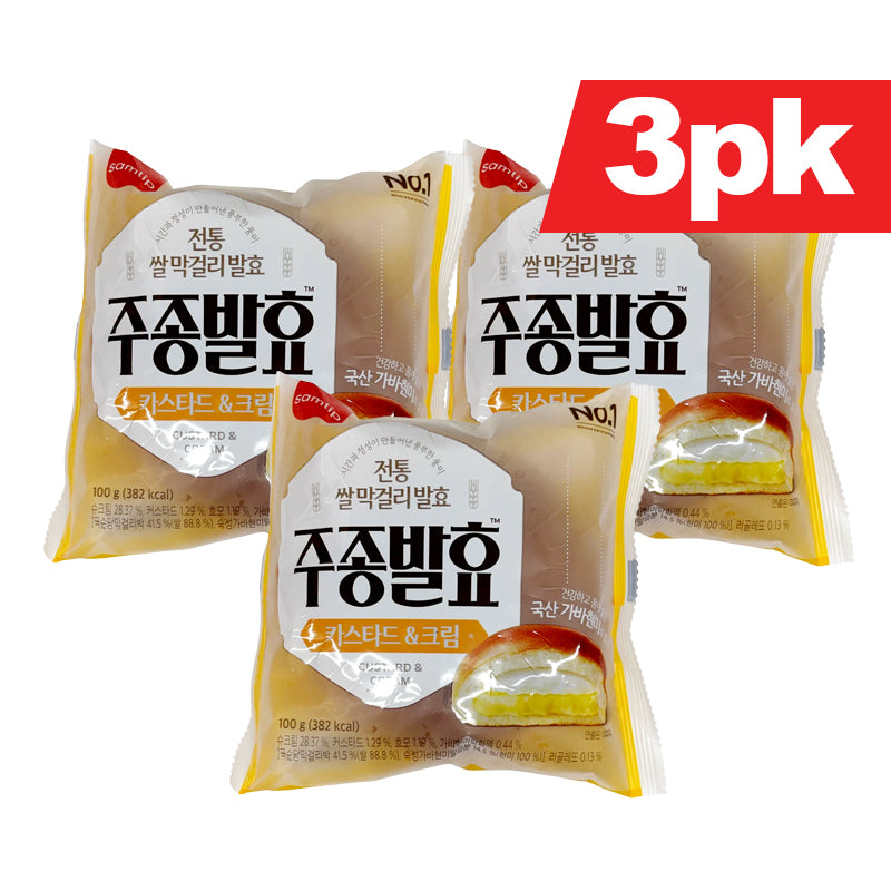 삼립 주종발효 카스타드 & 크림 (100g x3pk)