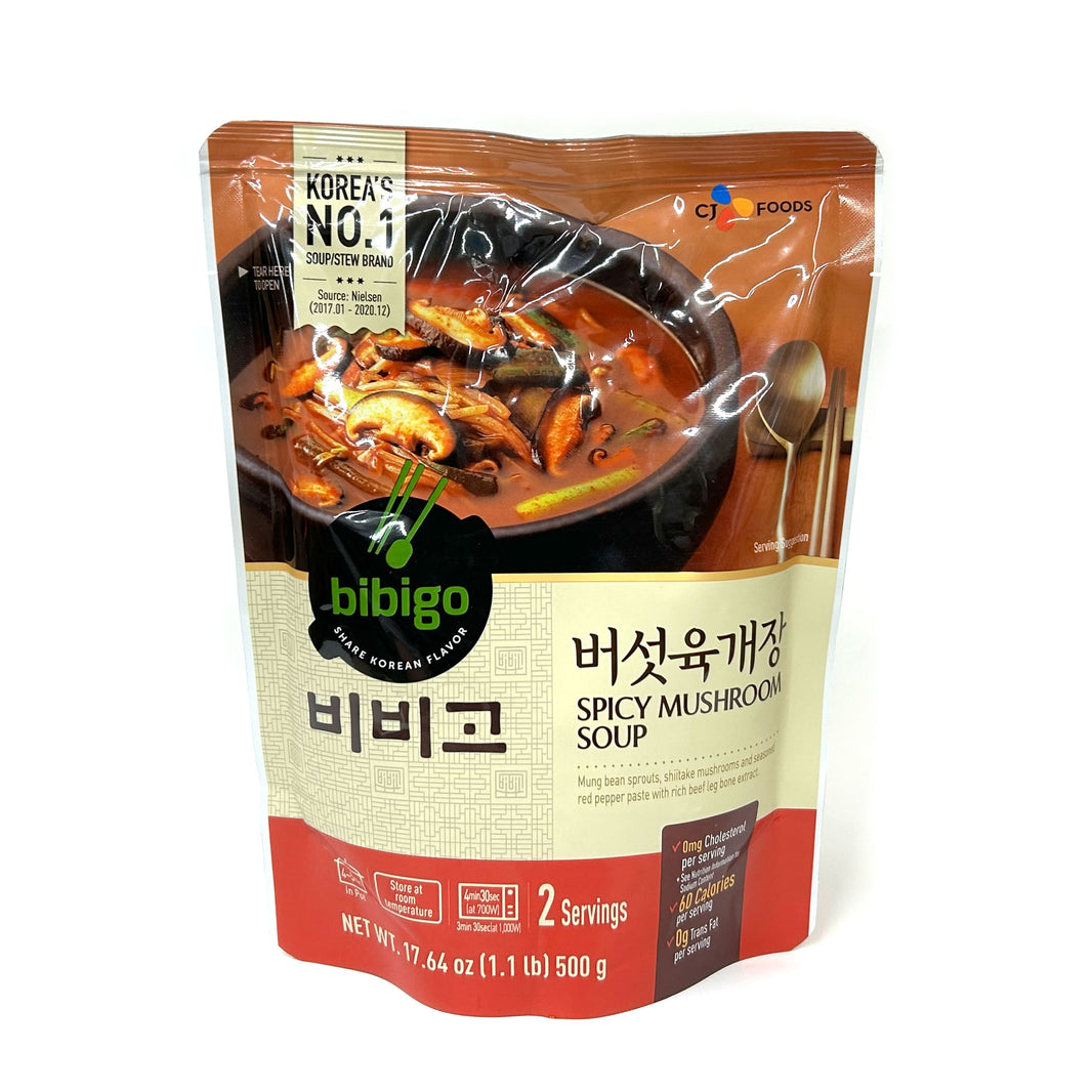 [CJ] Bibigo Spicy Mushroom Soup / 비비고 즉석 버섯 육개장 (500g)