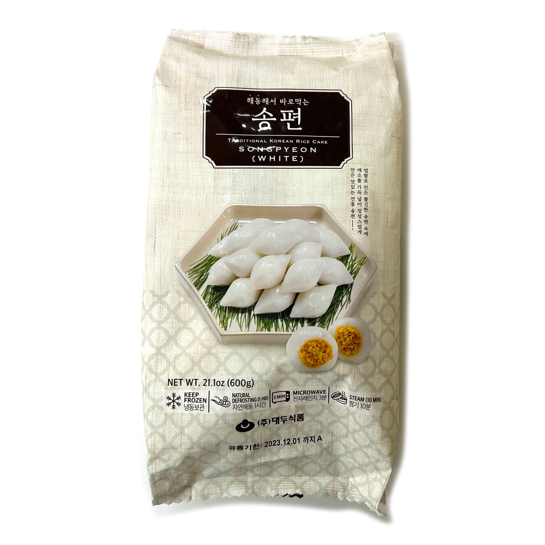 [Daedoo] Songpyeon Rice Cake White / 대두 해동해서 바로먹는 송편 (600g)