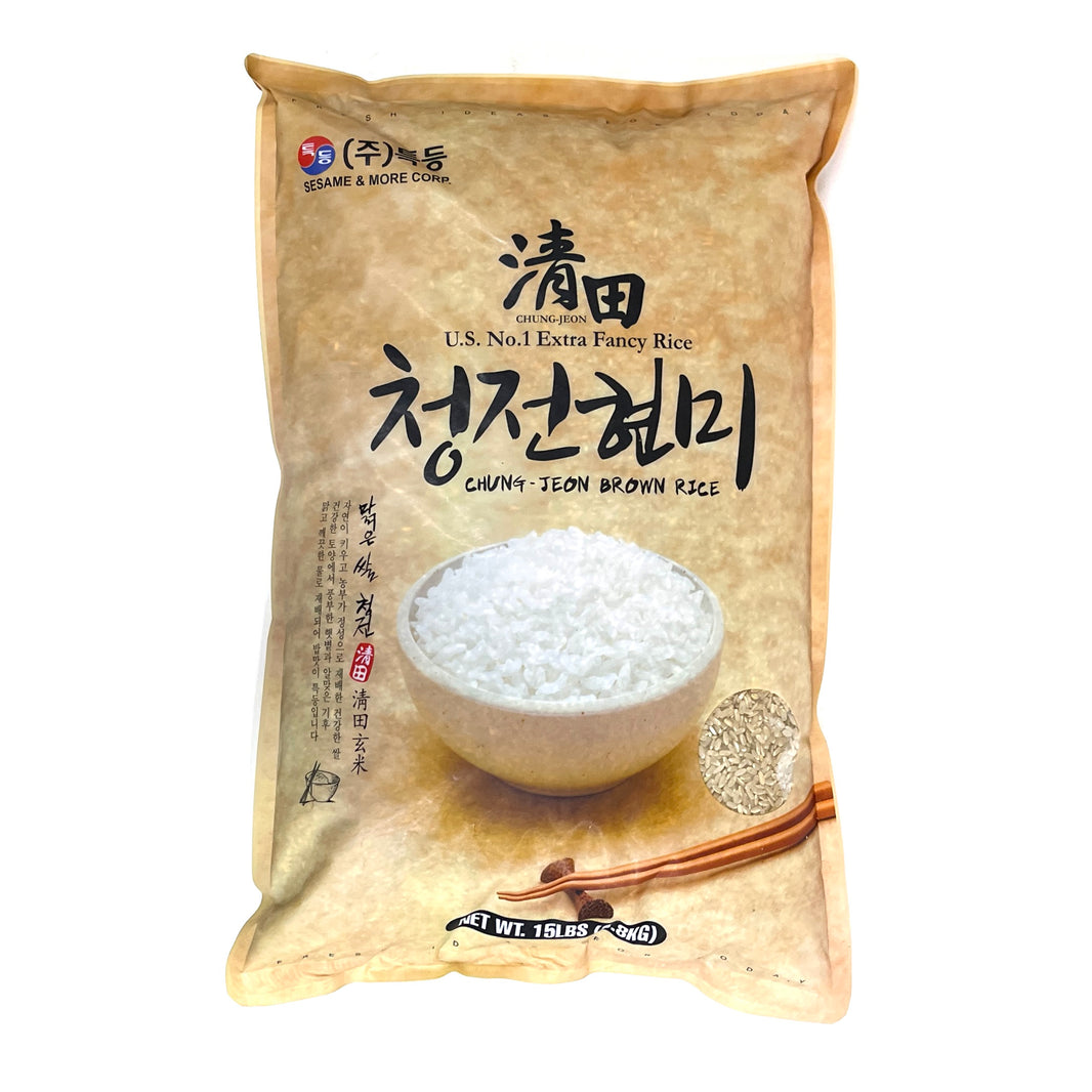 청전 청전 현미 쌀 (15lb)
