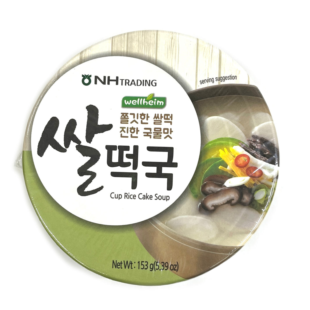 농협 웰헤임 쫄깃한 쌀떡 진한 국물맛 쌀 떡국 컵 (153g)