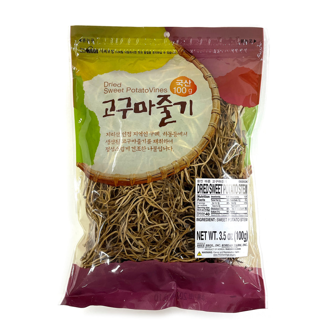 [Youngin] Dried Sweet Potato Stem / 용인 고구마줄기 (100g)
