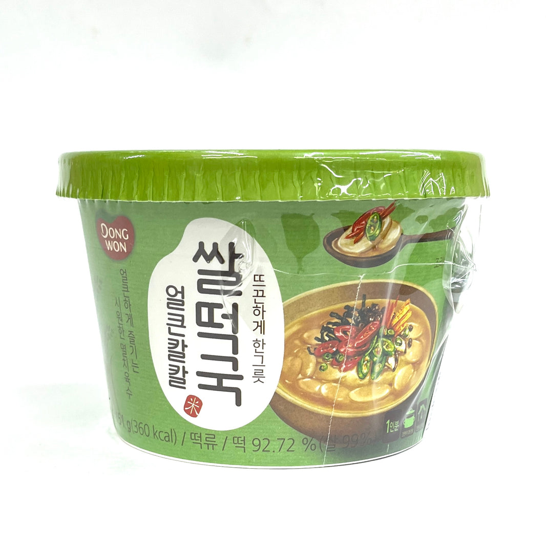 [Dongwon] Instant Cup Rice Cake Soup Spicy / 동원 얼큰칼칼 쌀 떡국 컵 (151g)