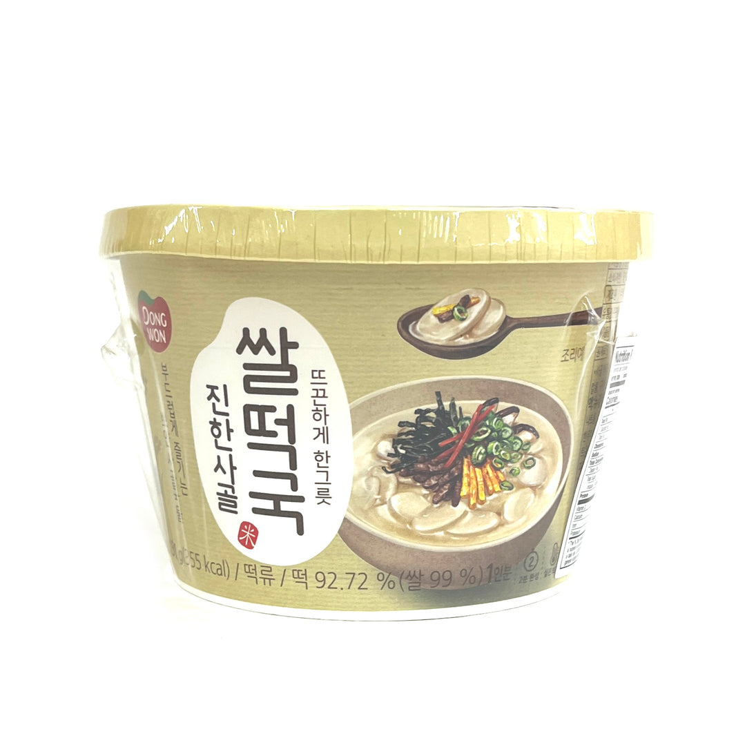 [Dongwon] Instant Cup Rice Cake Soup Spicy / 동원 진한 사골 쌀 떡국 컵 (151g)