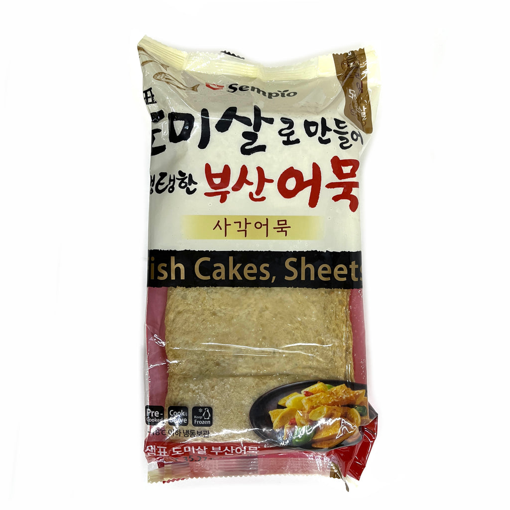 Sempio] Busan Fish Cake Threadfin Bream / 샘표 도미살 부산 어묵 사각 (1kg)