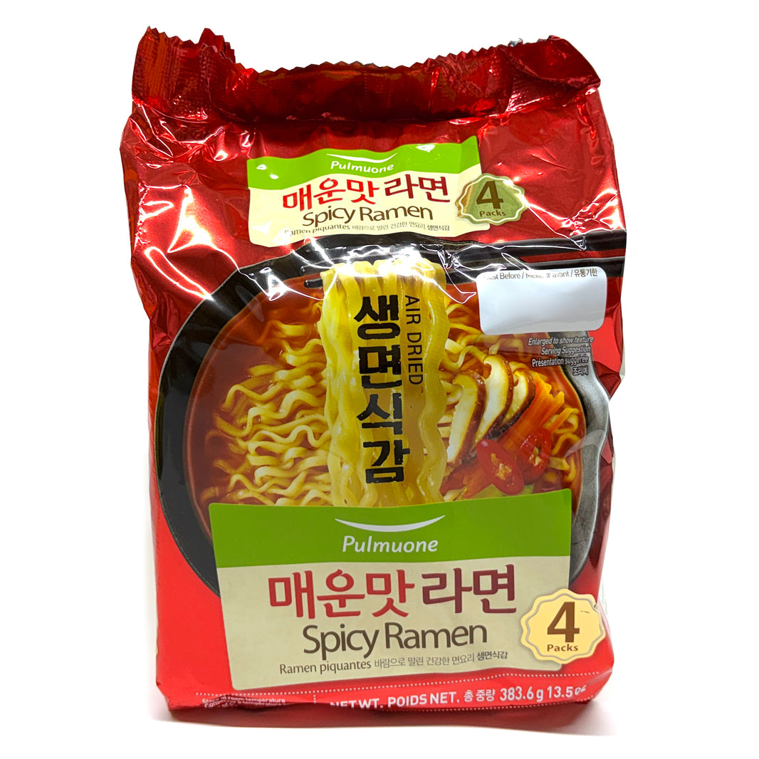 풀무원 생면식감 매운맛 라면 (4pks)