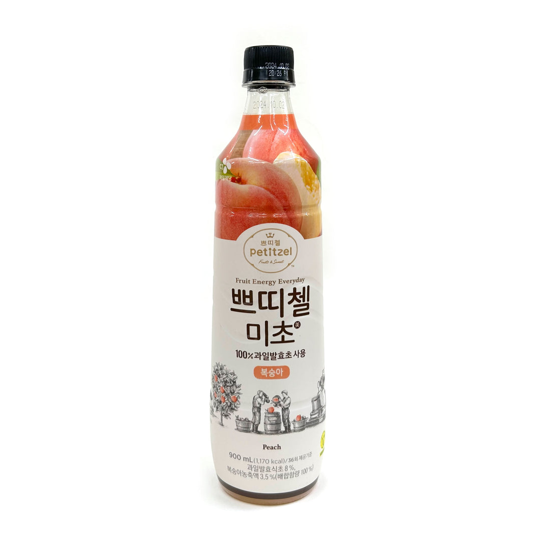 [CJ] Petitzel Fruit Vinegar for Drink Peach / CJ 쁘띠첼 미초 복숭아 (900ml)
