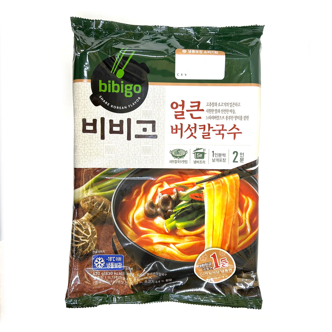 비비고 얼큰 버섯 칼국수 (632g)