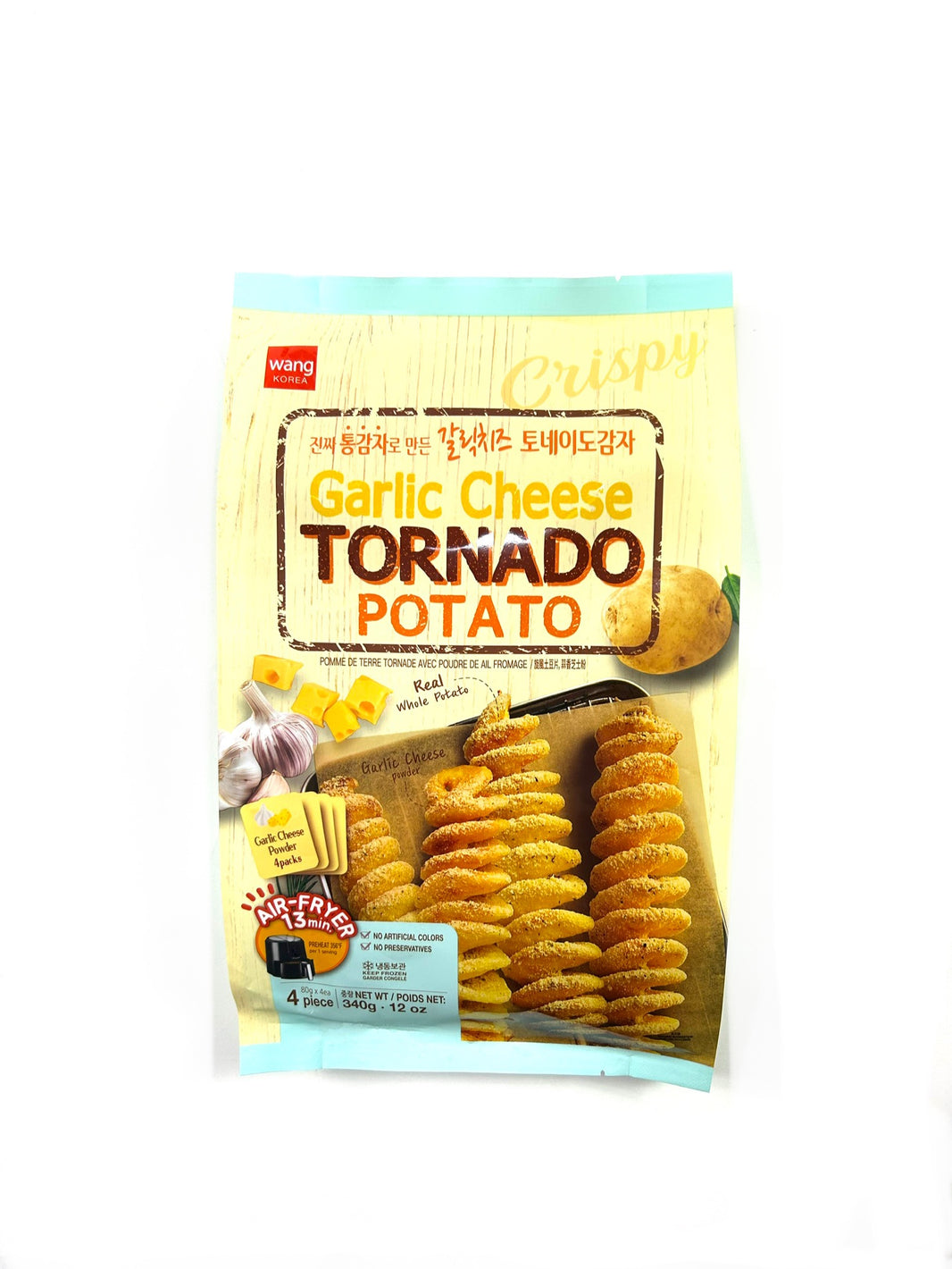 왕 갈릭 치즈 토네이도 감자 (4pcs/bag 340g)