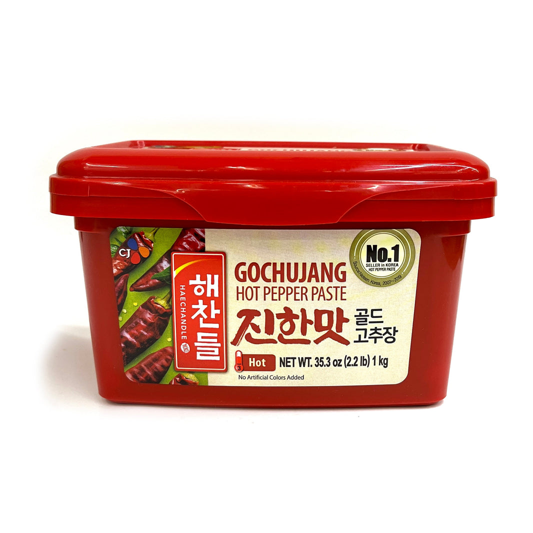 [Haechandle] Gochujang Hot Pepper Paste Hot / CJ 해찬들 진한맛 골드 고추장 (1kg)