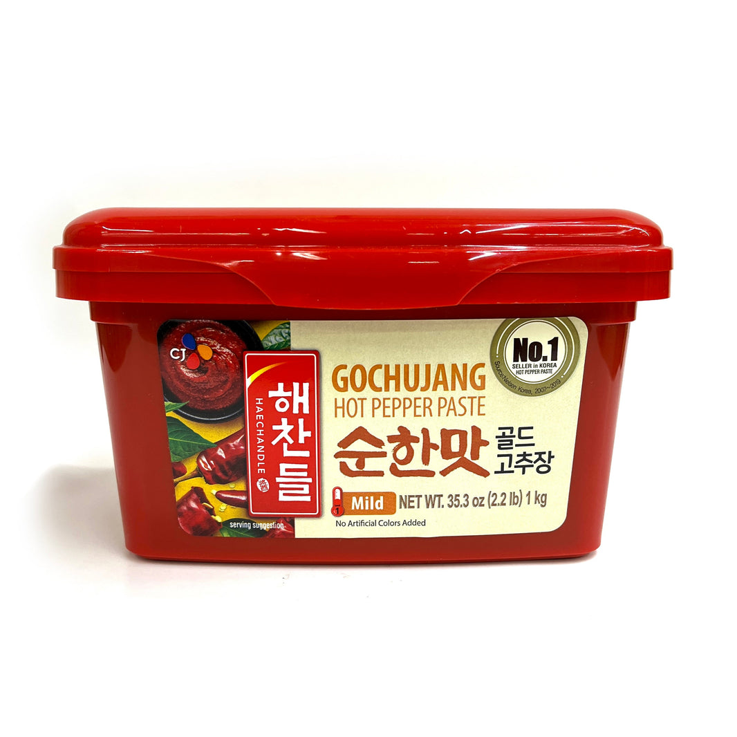 [Haechandle] Gochujang Hot Pepper Paste Mild /  해찬들 순한맛 골드 고추장 (1kg)
