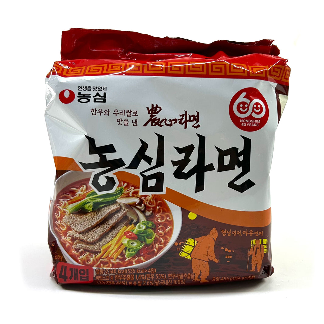 농심 농심라면 소고기맛(4pk)