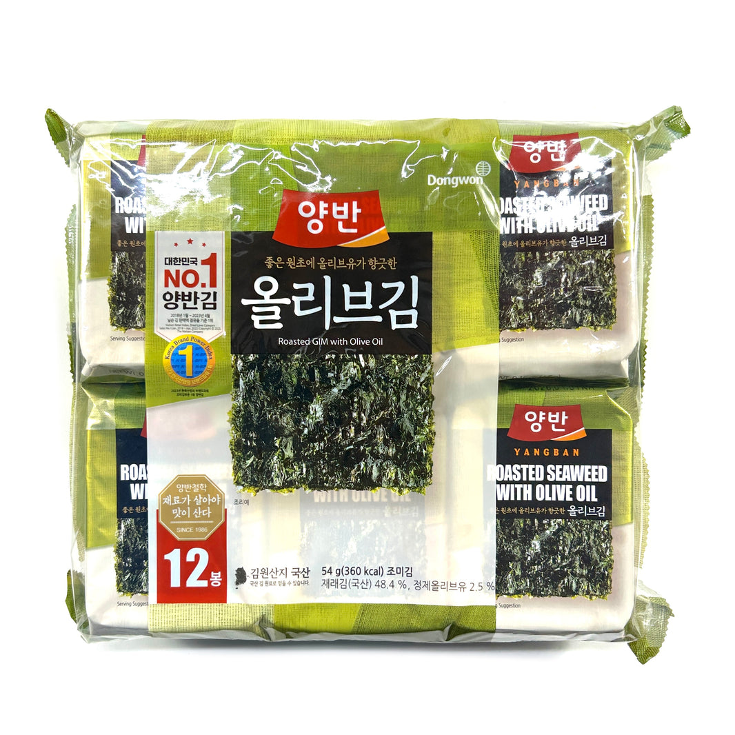 동원 양반 올리브김 도시락 김 (12pk)