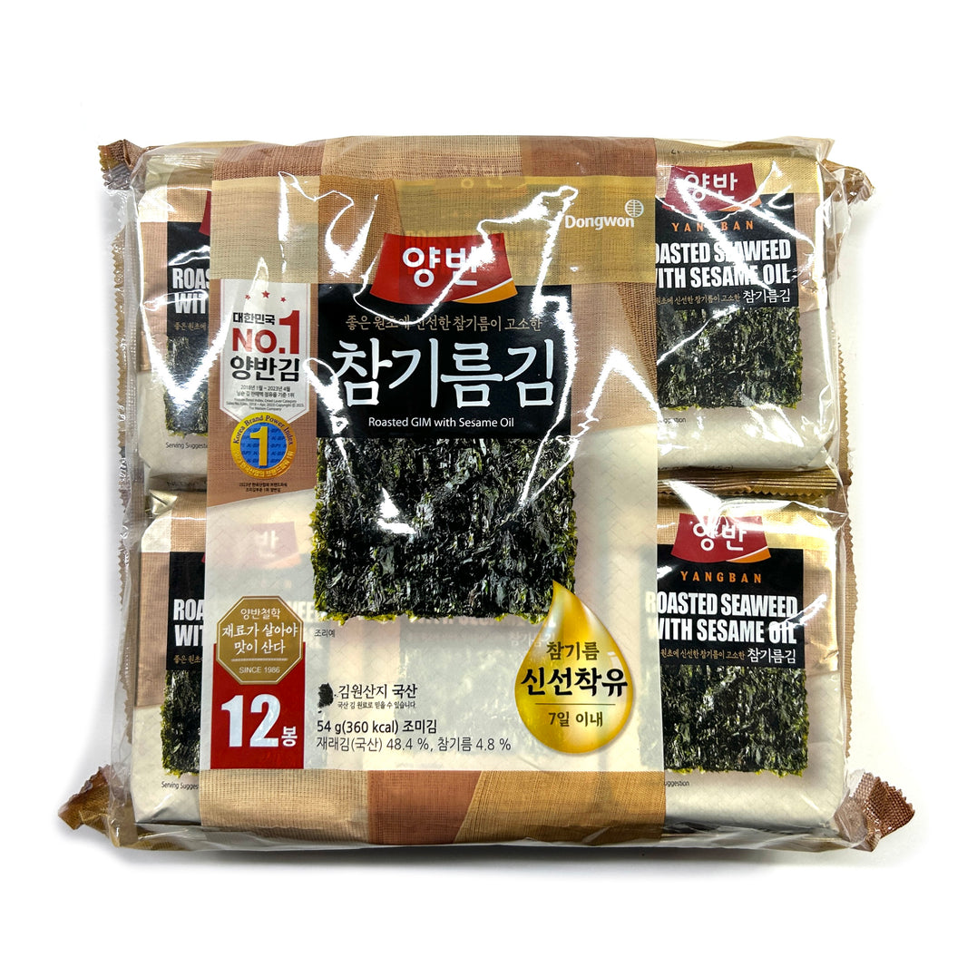 동원 양반 참기름김 도시락 김 (12pk)