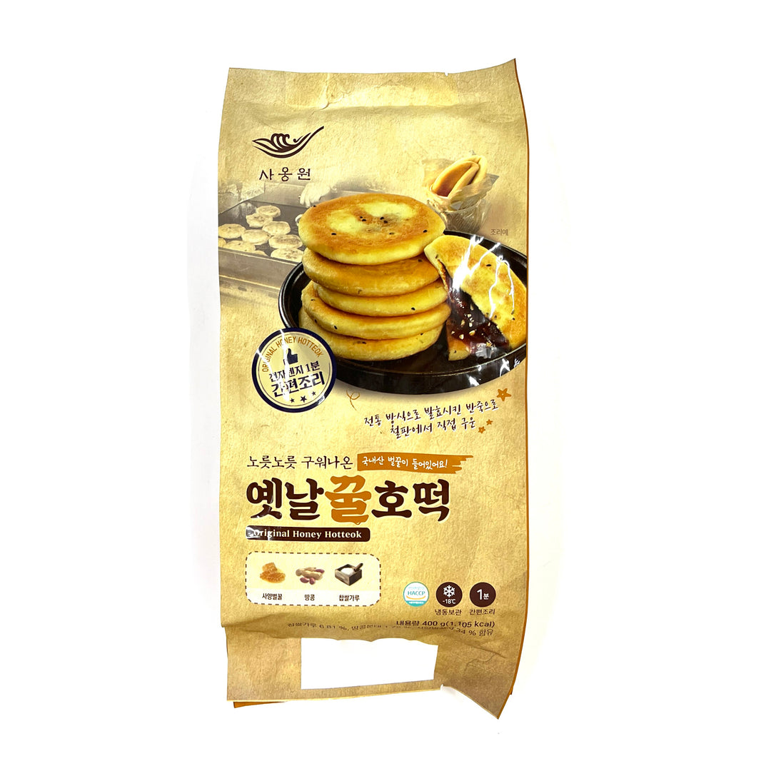 [Saongwon] Original Honey Hotteok Sweet Pancake / 사옹원 옛날 꿀 호떡 (400g)