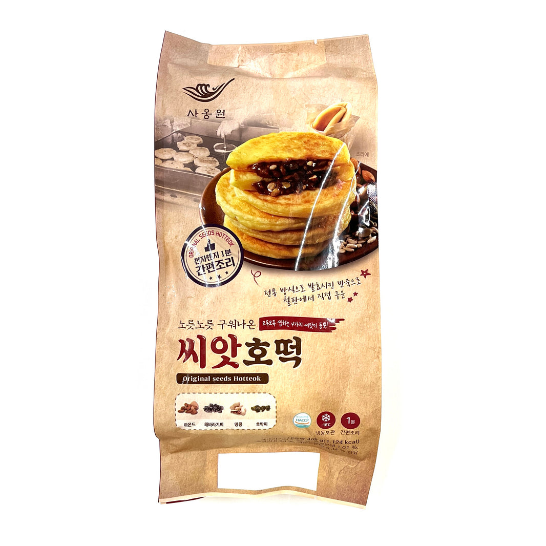 [Saongwon] Original Seeds Hotteok Sweet Pancake / 사옹원 씨앗 호떡 (400g)