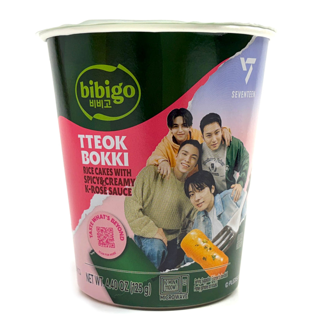 비비고 컵 떡볶이 로제 작은컵 세븐틴 에디션 (125g x2)