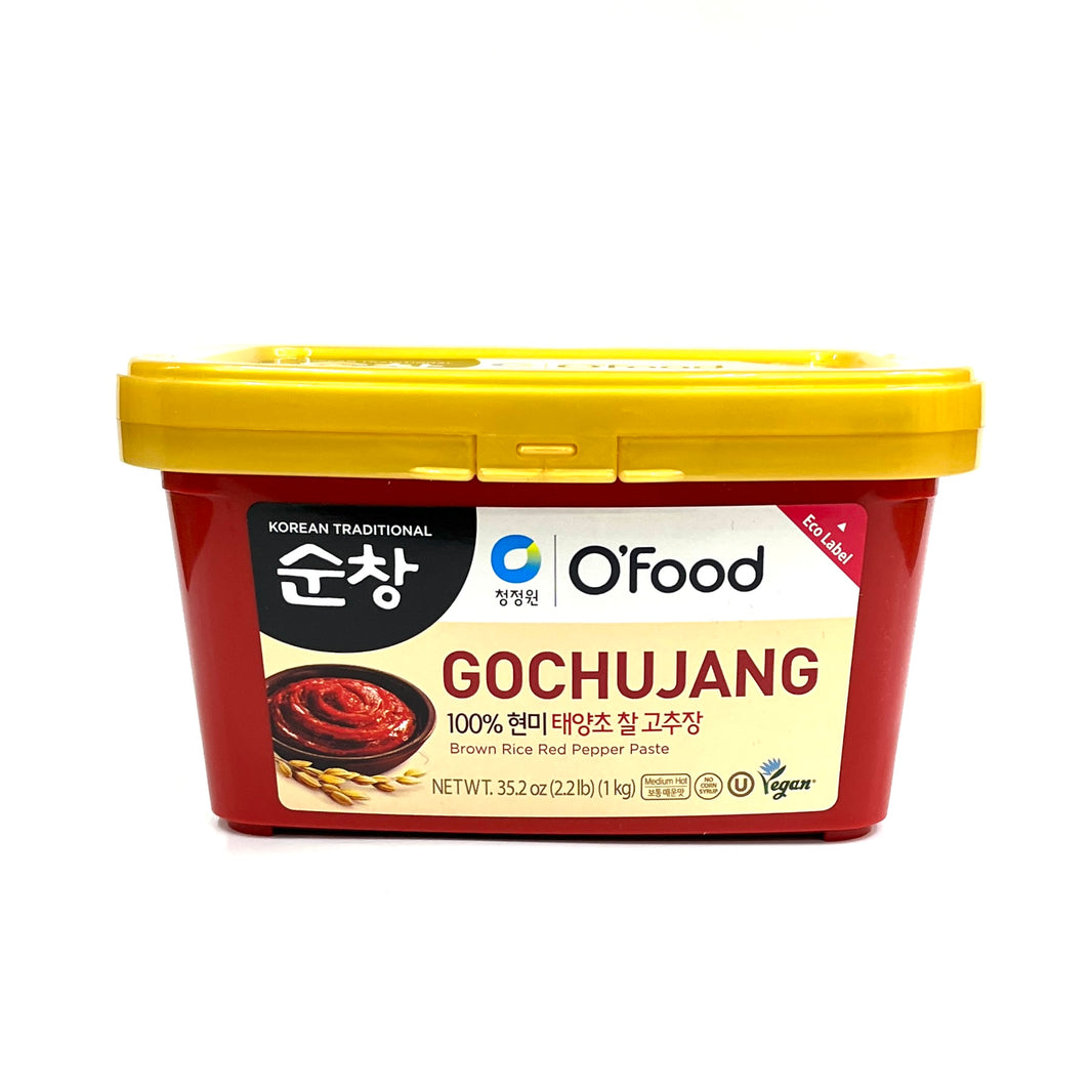 [O'food] Sunchang Gochujang Brown Rice Red Papper Paste / 오푸드 순창 100% 현미 태양초 찰 고추장 (1kg)