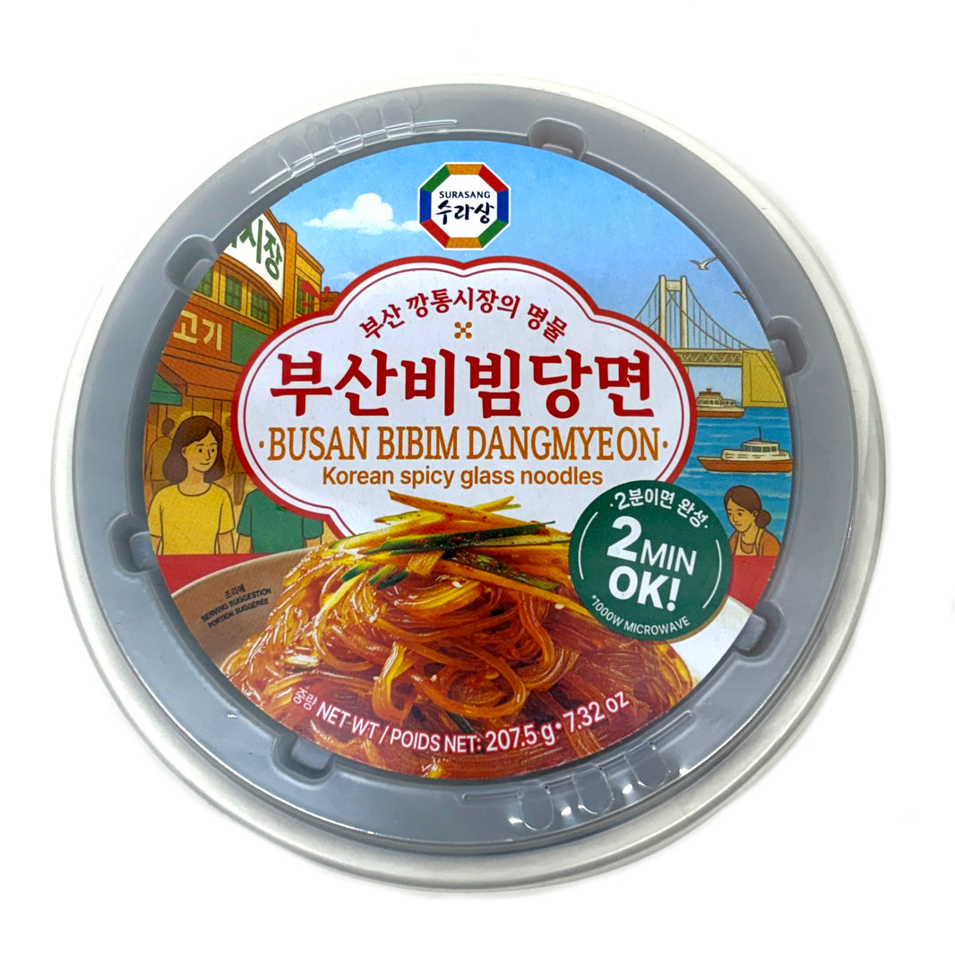 수라상 부산 비빔 당면 컵 라면 큰컵 (204.5g)