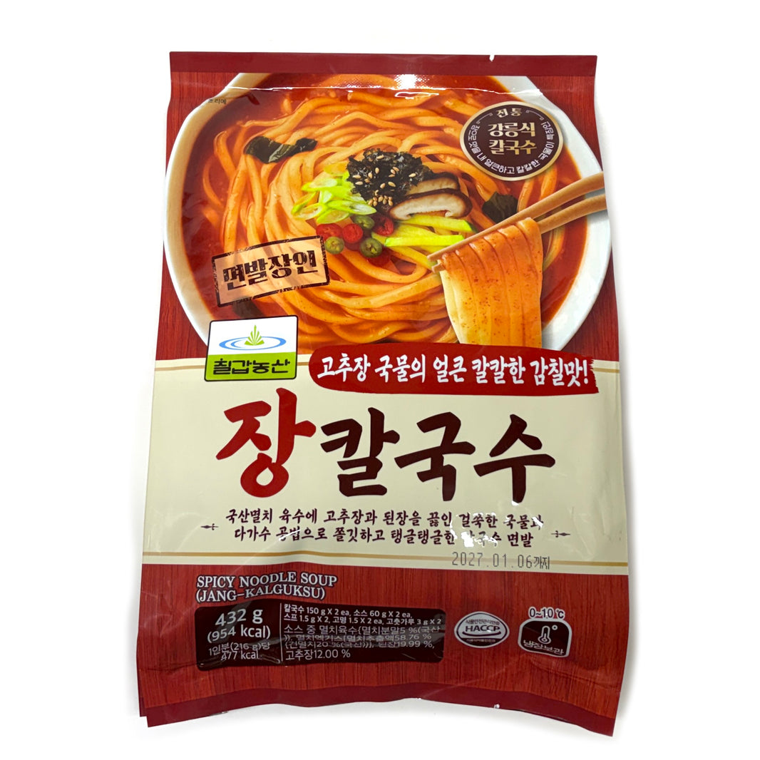 칠갑농산 면발장인 장 칼국수 (432g)