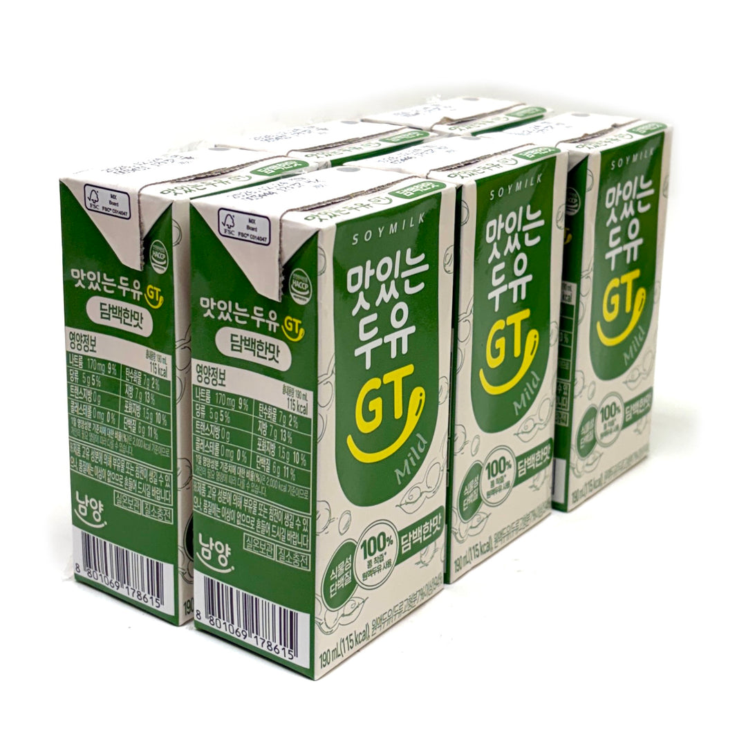 남양 맛있는 두유 GT 담백한 맛 (6pk)