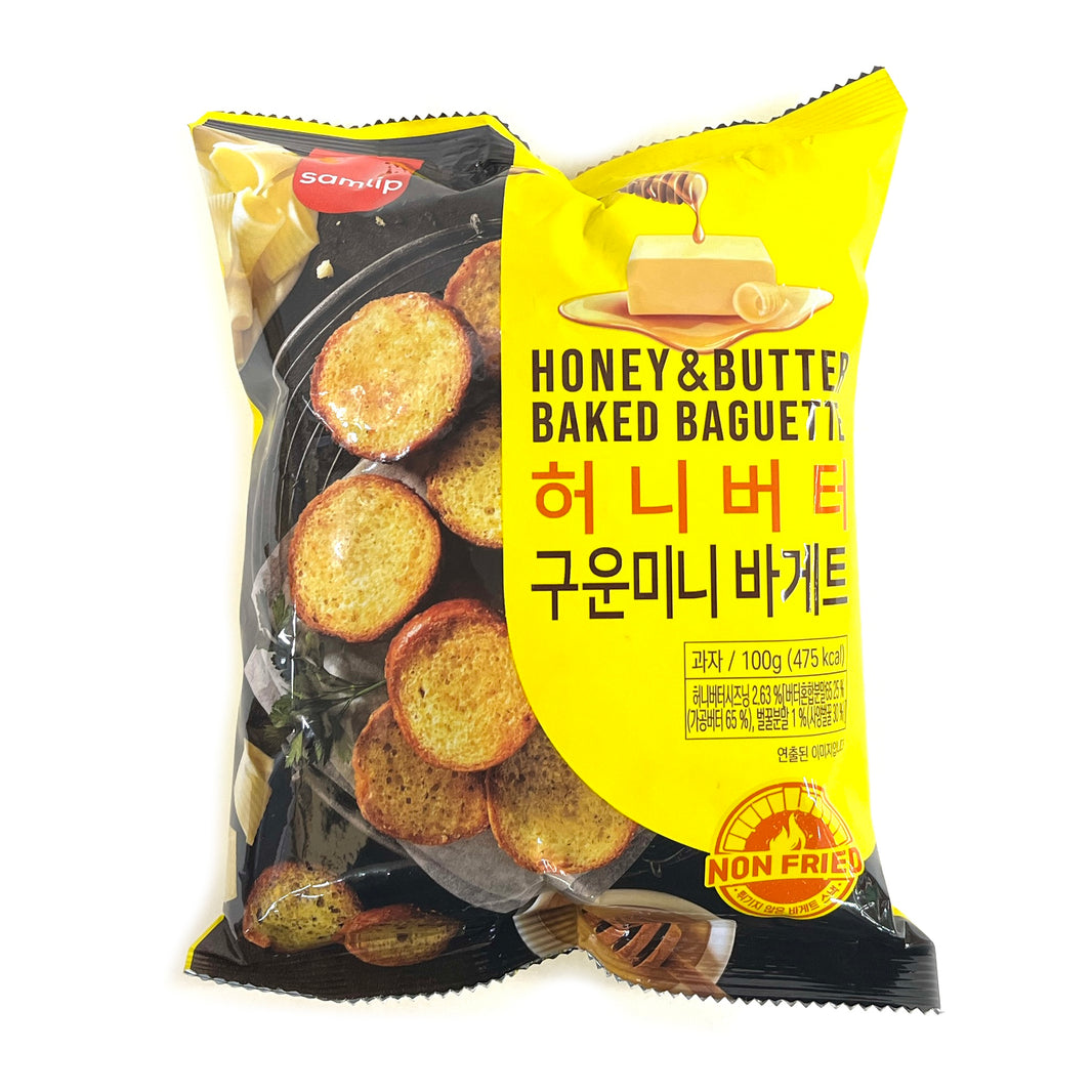 [Samlip] Honey & Butter Baked Baguette / 삼립 허니버터 구운미니 바게트 (100g)