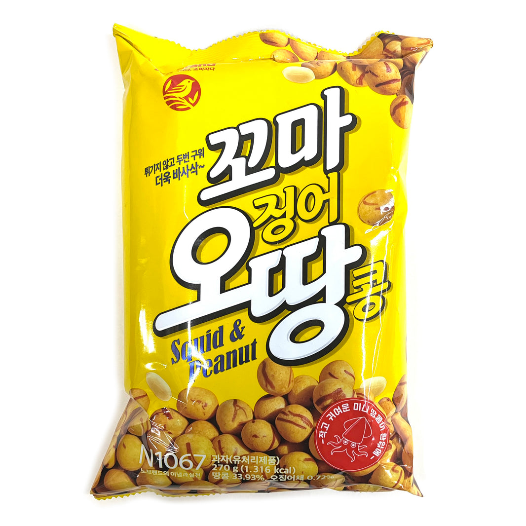 [NoBrand] Squid & Peanut Snack / 노브랜드 꼬마 오징어 땅콩 스낵 (50g)