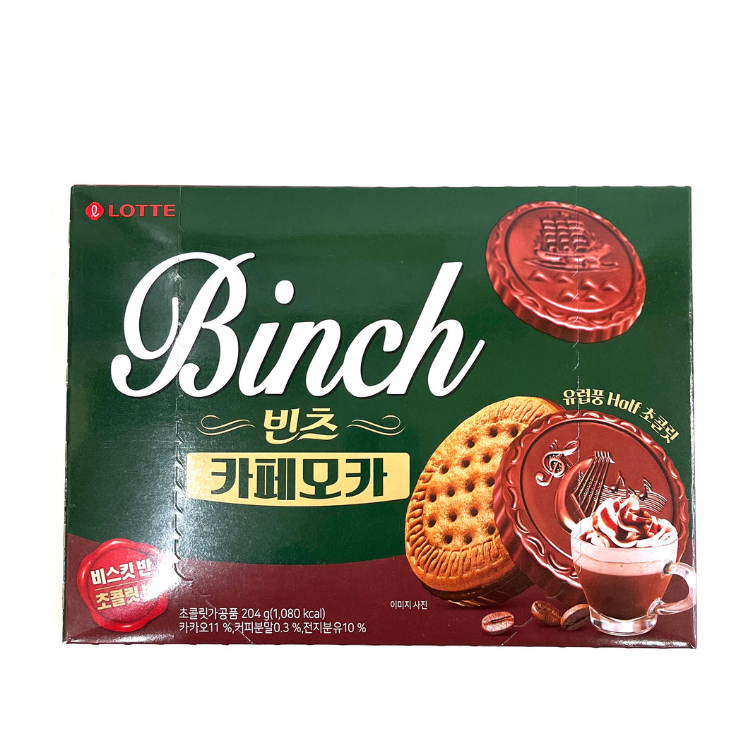 [Lotte] Binch Cafe Mocha Biscuit / 롯데 빈츠 카페모카 (204g)
