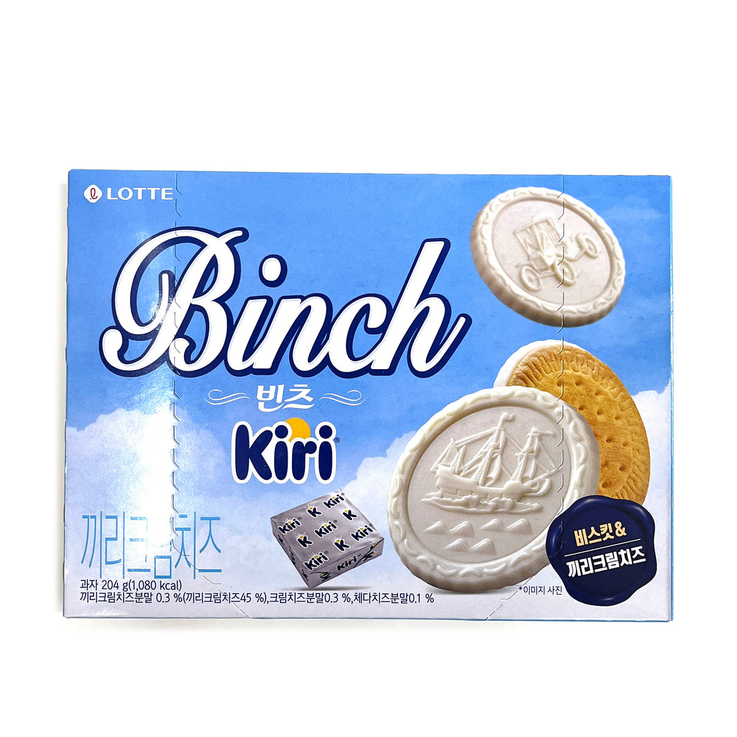 [Lotte] Binch Kiri Biscuit / 롯데 빈츠 끼리 크림 치즈 (204g)