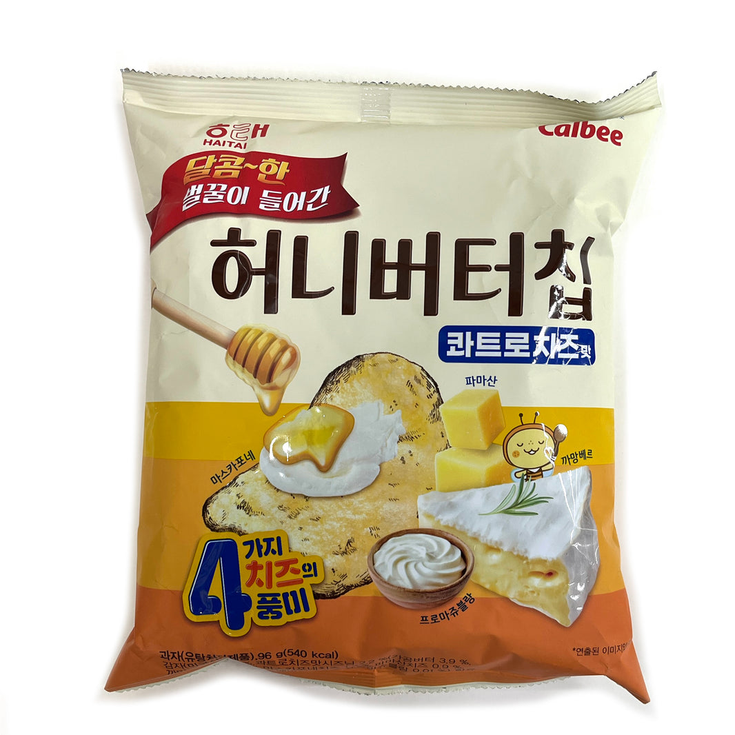 [Haitai] Honey Butter Chip Quattro Cheese / 해태 허니버터 칩 콰트로치즈 맛 (96g)