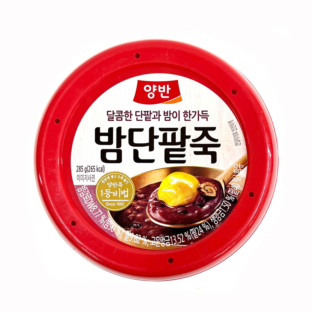 [Dongwon] Yangban Red Bean Porridge w. Chestnut / 동원 양반 밤 단팥 죽(285g)