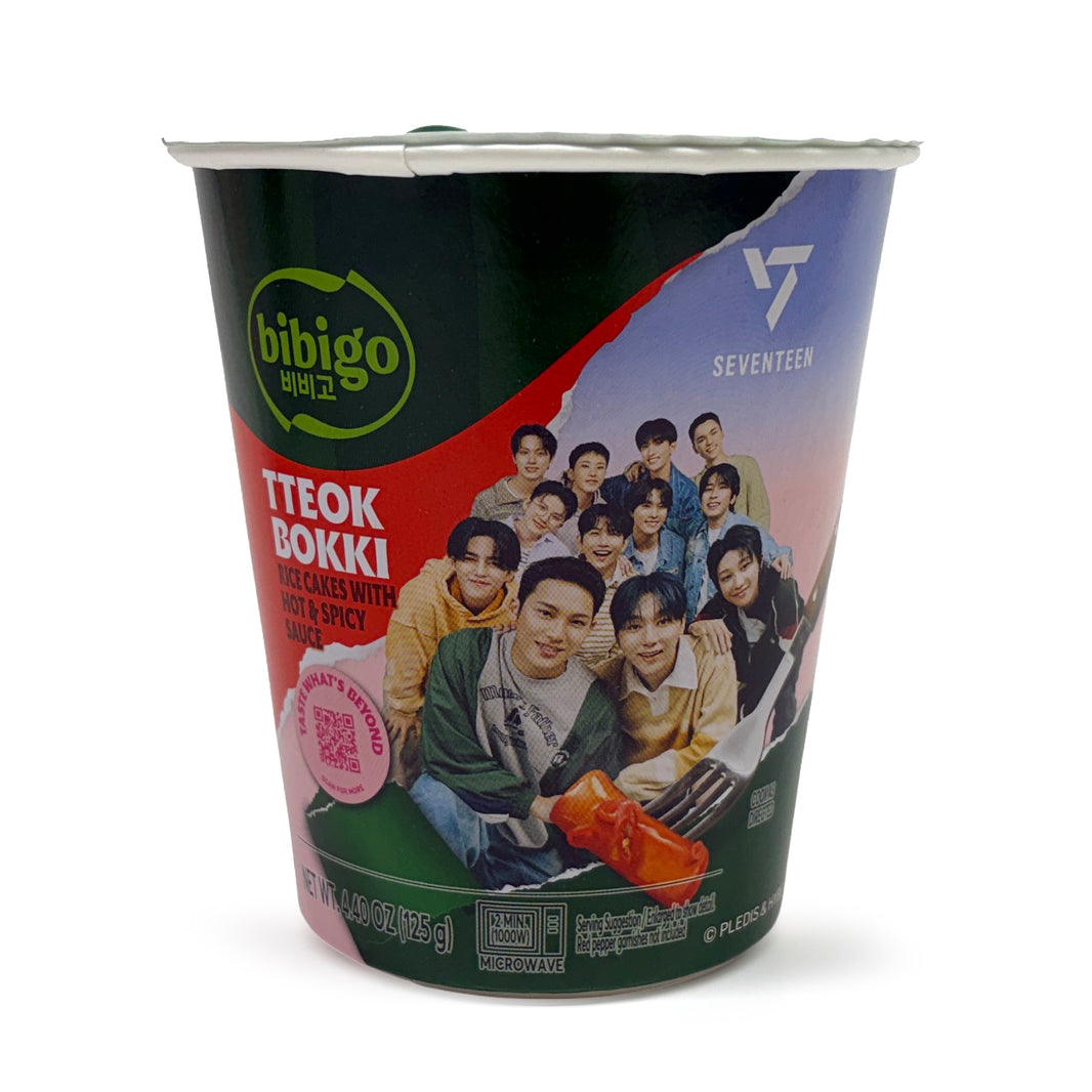 비비고 컵 떡볶이 매운맛 작은컵 세븐틴 에디션 (125g x2)