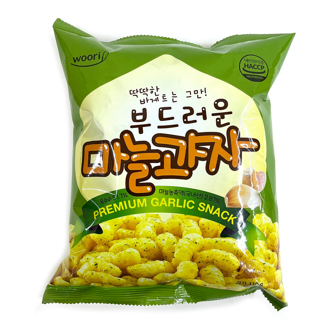 [Woori] Premium Garlic Snack / 우리 부드러운 마늘 과자 (110g)