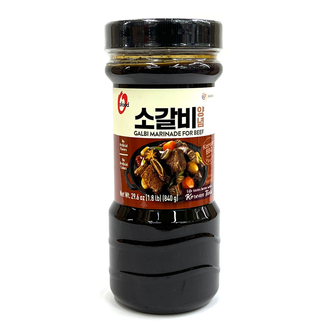 청정원 오푸드 BBQ 소 갈비 양념 소스 (840g)
