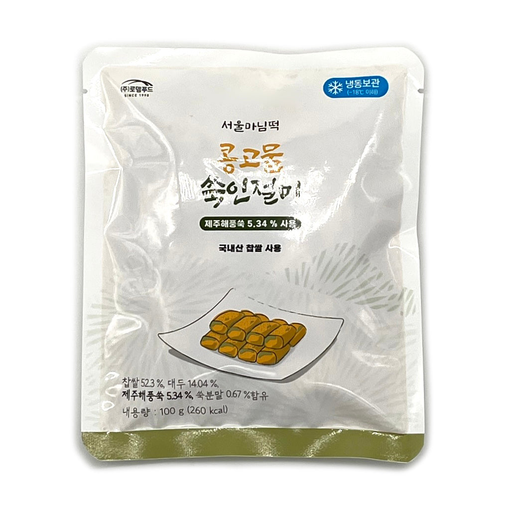 [Rodem] Seoul Madam Rice Cake Mugwort Injeolmi / 로뎀 서울 마님 떡 콩고물 쑥 인절미 (100g x3)