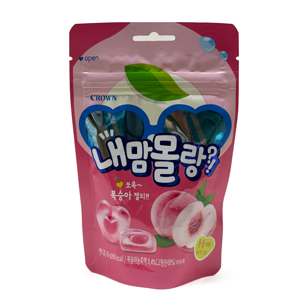크라운 내맘 몰랑? 복숭아 젤리 (50g x2pk)